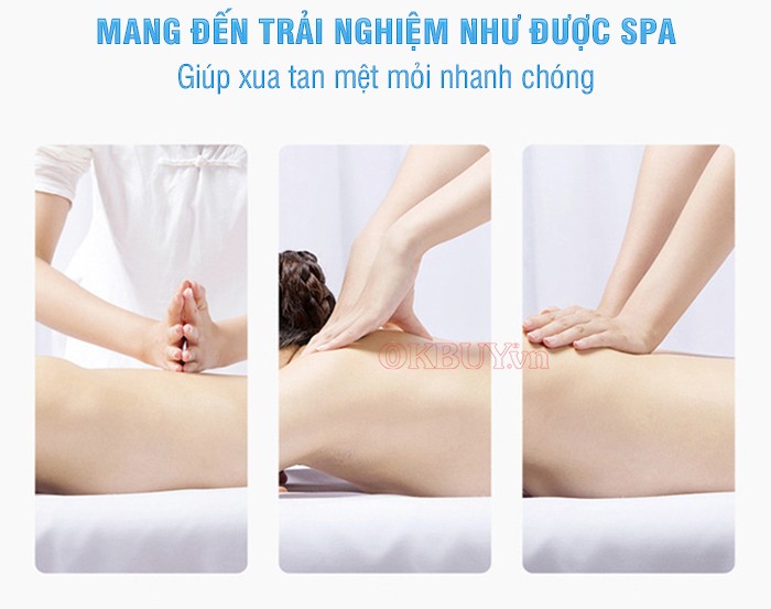 Máy massage xung điện trải nghiệm như spa Nikio NK-100