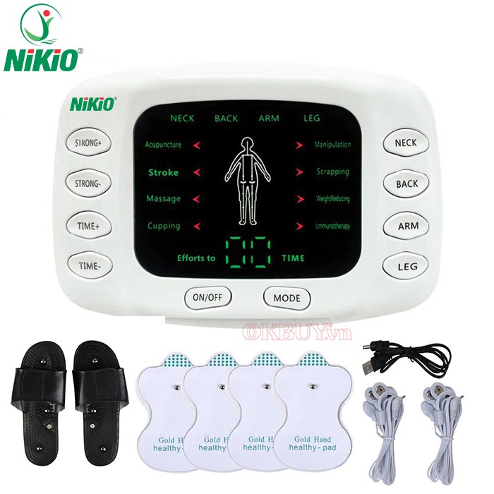 Máy massage xung điện lòng bàn chân Nikio NK-105