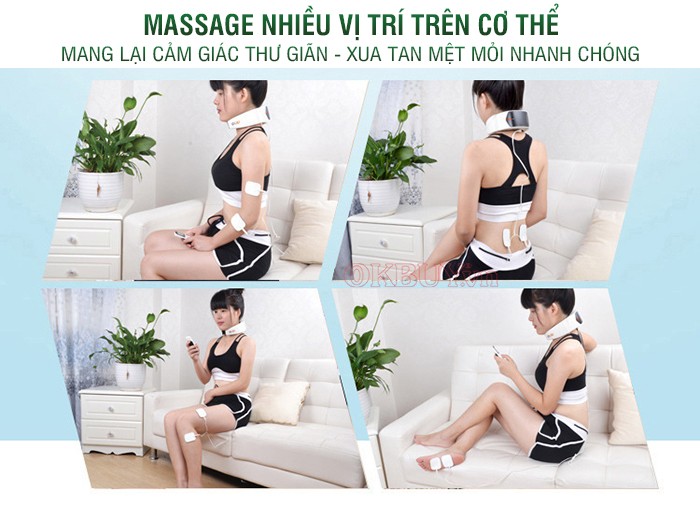 Máy massage xung điện trị đau mỏi cổ PULI PL-758