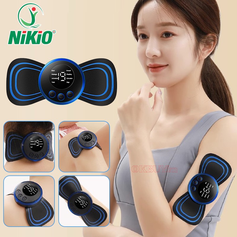 Máy massage xung điện cánh bướm Nikio