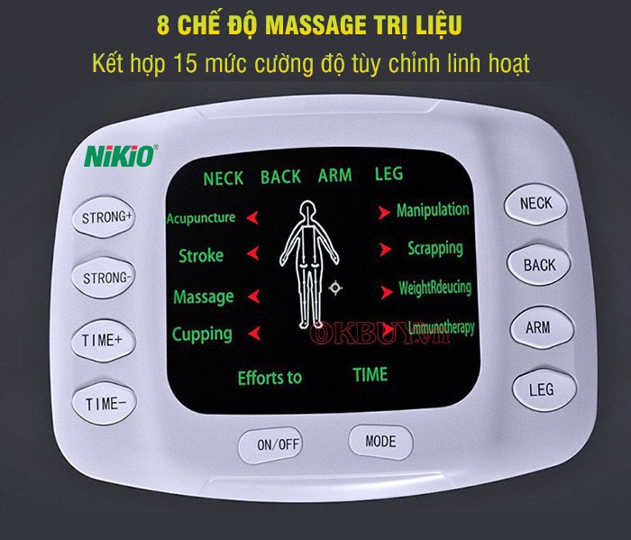 Máy massage xung điện Nikio-105