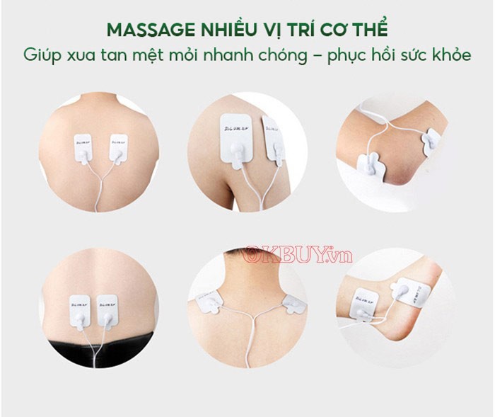 Máy massage xung điện đôi dép trị liệu Nikio-105