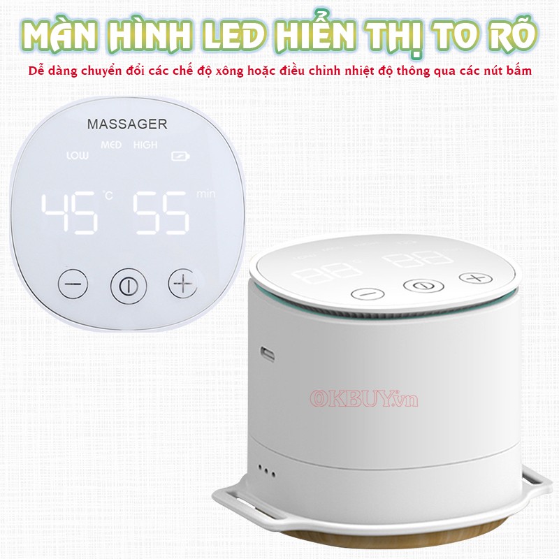 Máy xông dược liệu màn hình LED ST-1901