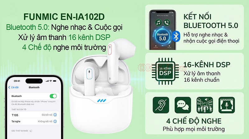 Máy trợ thính FUNMIC EN-IA102D
