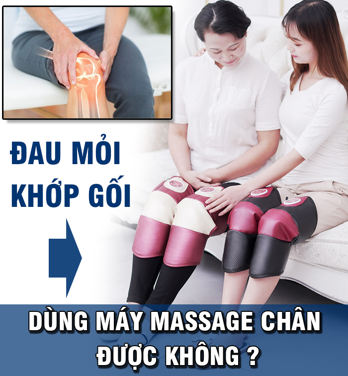 Đau mỏi khớp gối có nên dùng máy massage đầu gối không?