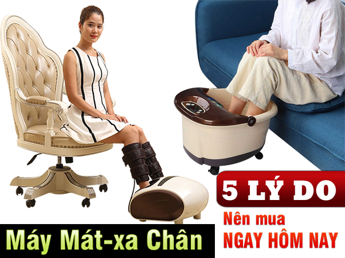 5 lý do mà bạn nên sắm cho mình một chiếc máy massage chân