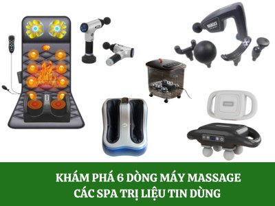 Khám phá 6 dòng máy massage các spa trị liệu tin dùng