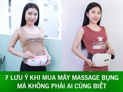 7 lưu ý khi mua máy massage bụng mà không phải ai cũng biết