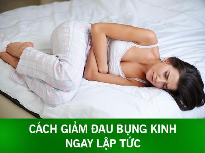 Cách giảm đau bụng kinh ngay lập tức