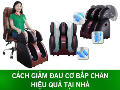 Cách giảm đau cơ bắp chân hiệu quả tại nhà