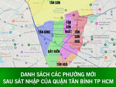 Danh sách các phường mới sau sát nhập của Quận Tân Bình, TP HCM