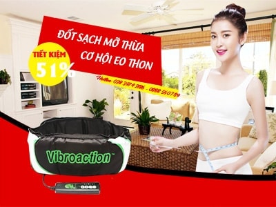 Giảm béo bụng cấp tốc đón tết với máy massage bụng Vibroaction