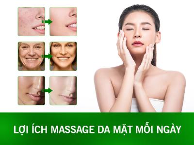 Lợi ích massage da mặt mỗi ngày