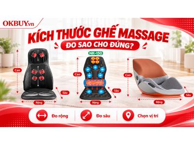 Kích thước ghế massage và cách chọn vị trí đặt ghế