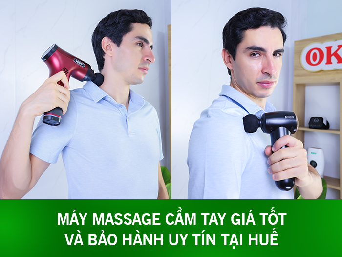 Máy mát xa cầm tay giá tốt và bảo hành uy tín tại Huế