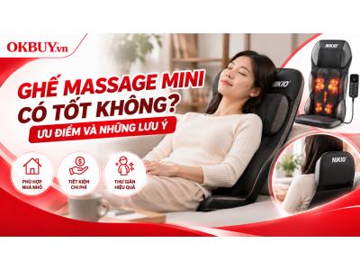 Ghế massage mini có tốt không?