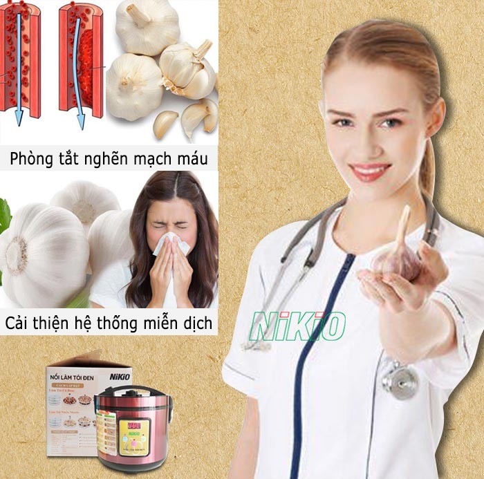 12 Lợi ích thần kì của tỏi đen cho sức khỏe con người