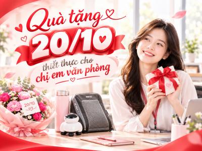Gợi ý quà tặng 20/10 cho chị em văn phòng: Ý nghĩa, thiết thực, kinh tế và dễ được lòng người nhận