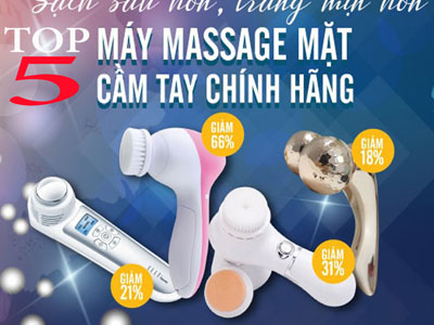 Top 5 máy massage mặt chất lượng và nhiều chị em tin dùng