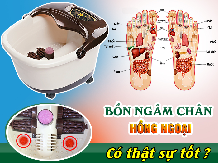 Vì sao nên sử dụng bồn ngâm chân hồng ngoại?