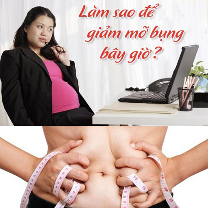 Cách giảm mỡ bụng hiệu quả cho dân văn phòng