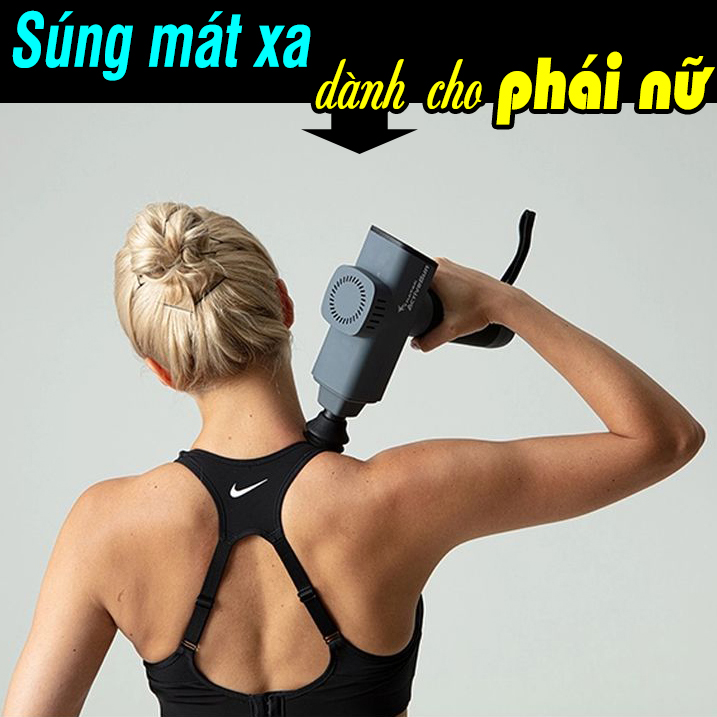 Súng massage gun nào thích hợp với chị em phụ nữ?