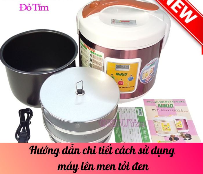 Hướng dẫn cách dùng máy làm tỏi đen Nikio đúng cách