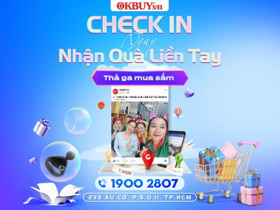 Trải nghiệm máy massage, check-in nhận quà ngay tại okbuy.vn