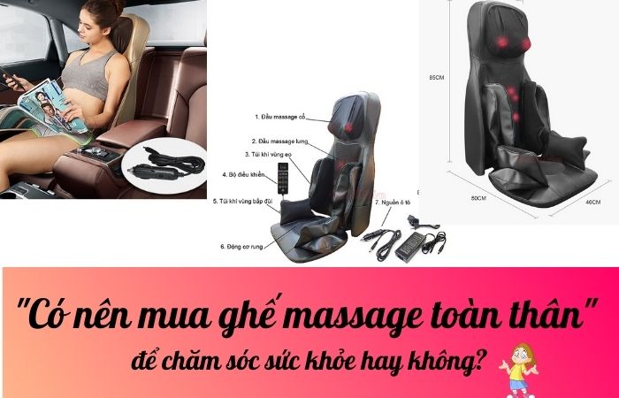 Có nên mua ghế massage toàn thân để chăm sóc sức khỏe hay không?