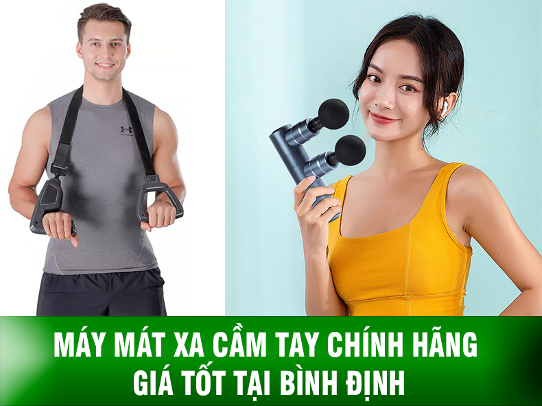 Máy mát xa cầm tay chính hãng giá tốt tại Bình Định
