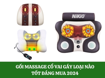 Gối massage cổ vai gáy loại nào tốt cho người bận rộn?