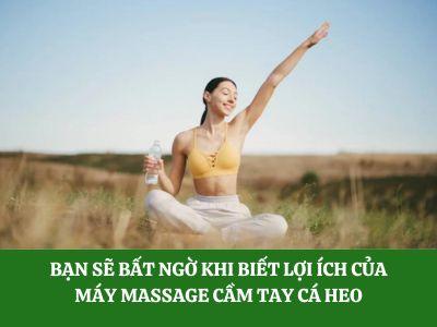 7 lợi ích mà máy massage cầm tay cá heo khiến bạn bất ngờ