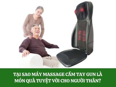 Tại sao máy massage cầm tay gun là món quà tuyệt vời cho người thân?