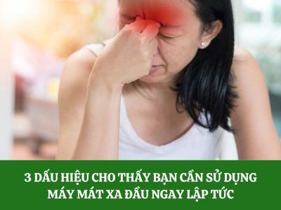 3 Dấu hiệu cho thấy bạn cần sử dụng máy mát xa đầu ngay lập tức