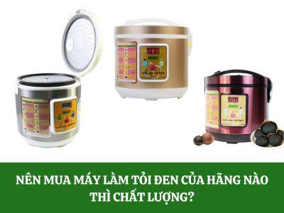 Nên mua máy làm tỏi đen của hãng nào thì chất lượng?