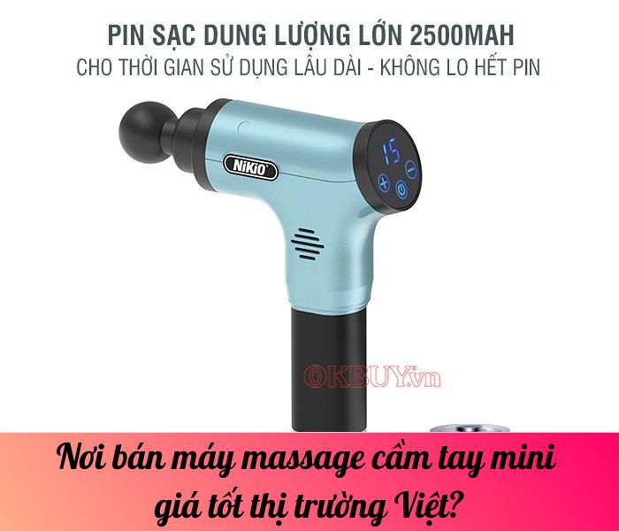 Nơi bán máy massage cầm tay mini giá tốt thị trường Việt?