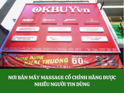 Nơi bán máy massage cổ chính hãng được nhiều người tin dùng