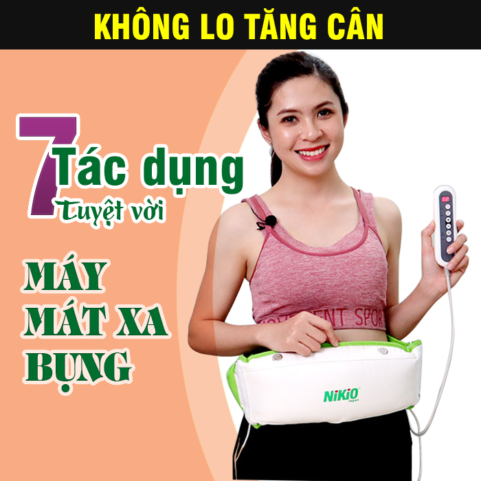 7 tác dụng tuyệt vời của máy massage bụng mà bạn nên biết