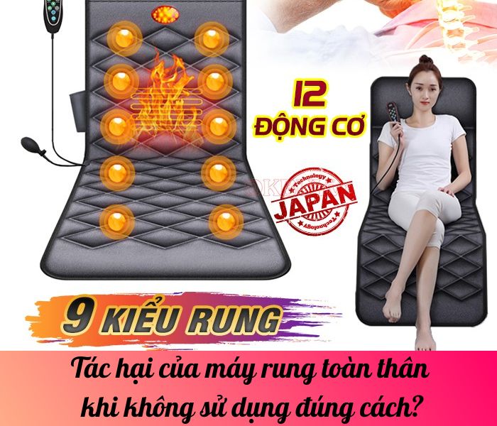 Tác hại của máy rung toàn thân khi không sử dụng đúng cách?