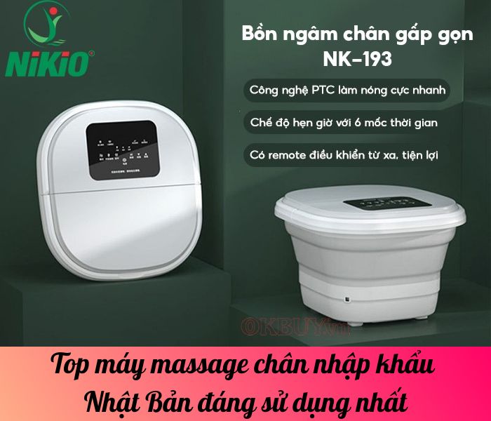 Top máy massage chân nhập khẩu Nhật Bản đáng sử dụng nhất