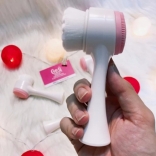 Cọ massage KOREA 2 đầu 3D gai silicon