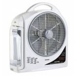 Quạt sạc điện kết hợp đèn sạc KenTom KT-9100
