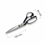 Kéo cắt vải Chuồn Chuồn Hàn Quốc Dragonfly A-260 10.5 inch 26,4cm - Lưỡi thép Carbon cao cấp