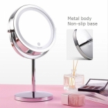 Gương trang điểm để bàn 2 MẶT phóng to 5 lần có ĐÈN LED BEURER BS69