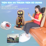 Bộ sản phẩm chăm sóc sức khỏe toàn diện - ghế massage Nikio NK-180 và máy massage chân Puli PL-909 tiện ích sử dụng