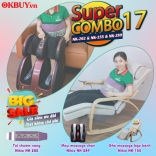 Combo 17 - Bộ 3 sản phẩm giúp giảm đau mỏi và tăng tuần hoàn máu toàn thân nhanh chóng