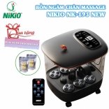Bồn ngâm chân massage Nikio NK-195 New (có remote) hỗ trợ cải thiện giấc ngủ ngay hôm nay