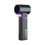 Máy tạo hơi gió, thổi bụi, nước, tuyết, lá cây cầm tay Booster TF-64 - tốc độ cao, có đèn soi, pin sạc