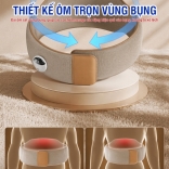 Đai massage bụng rung nóng Puli PL-518 đai đeo ôm trọn bụng