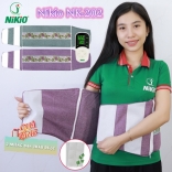 Đệm (túi) chườm nóng muối biển Nikio NK-202 - Dòng cao cấp có khóa dán, túi chườm ngải cứu giảm đau nhức toàn thân